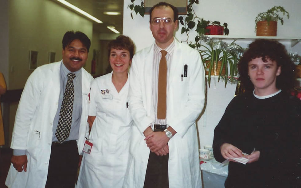 Staff members mid 1990s