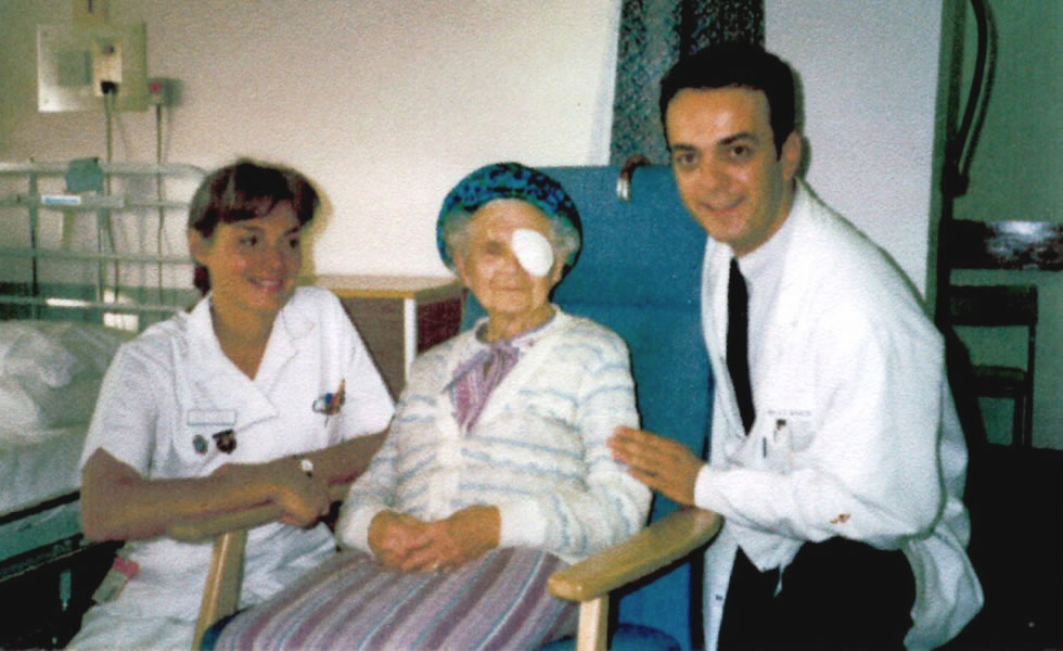 First ever Day-case cataract surgery patient